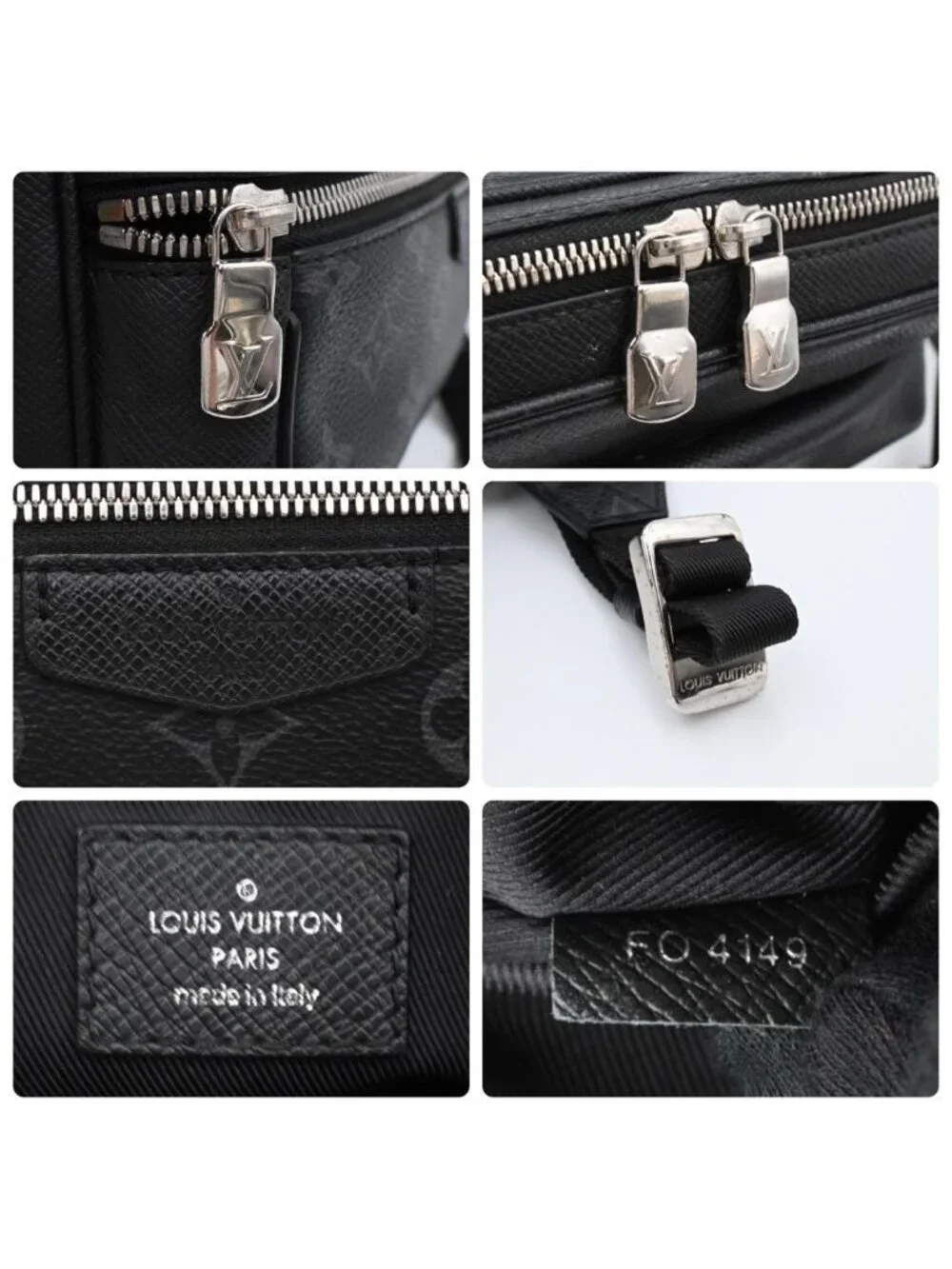 Louis Vuitton Taigarama Outdoor Messenger Shoulder Bag Blue